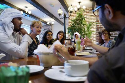 The group has swelled in size and includes members of all nationalities. Delores Johnson / The National