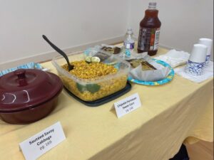 Chipotle Parmesan sweet corn made by librarian Emma MacIntyre.