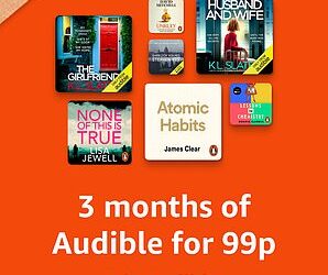 Get THREE months of Audible for just 99p with this limited-time deal! Listen to your favourite audiobooks, podcasts and more for less