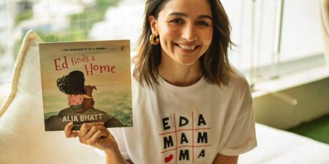 Alia Bhatt Launches children’s book ‘Ed Finds A Home’