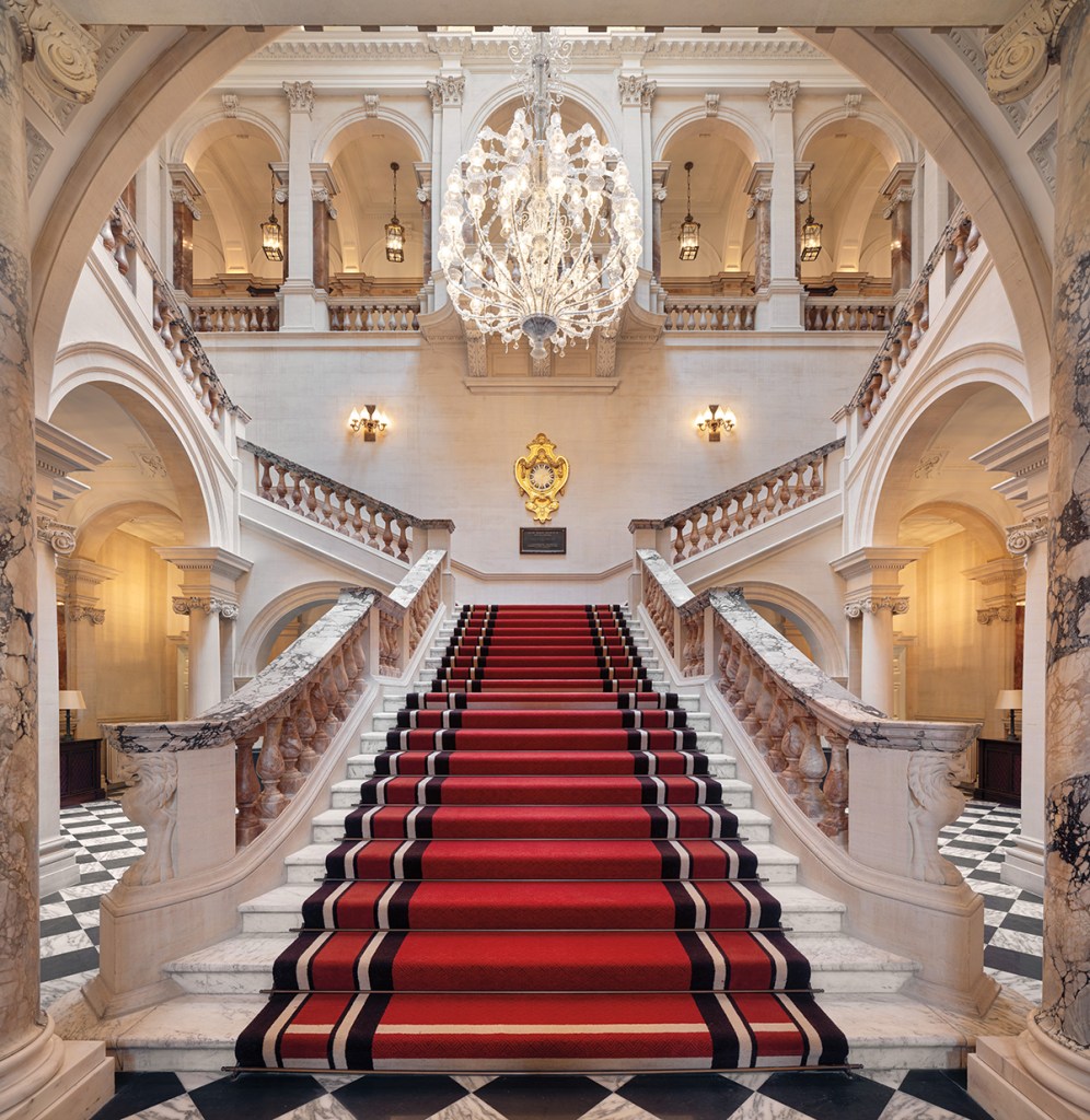 Raffles London at the OWO stairwell