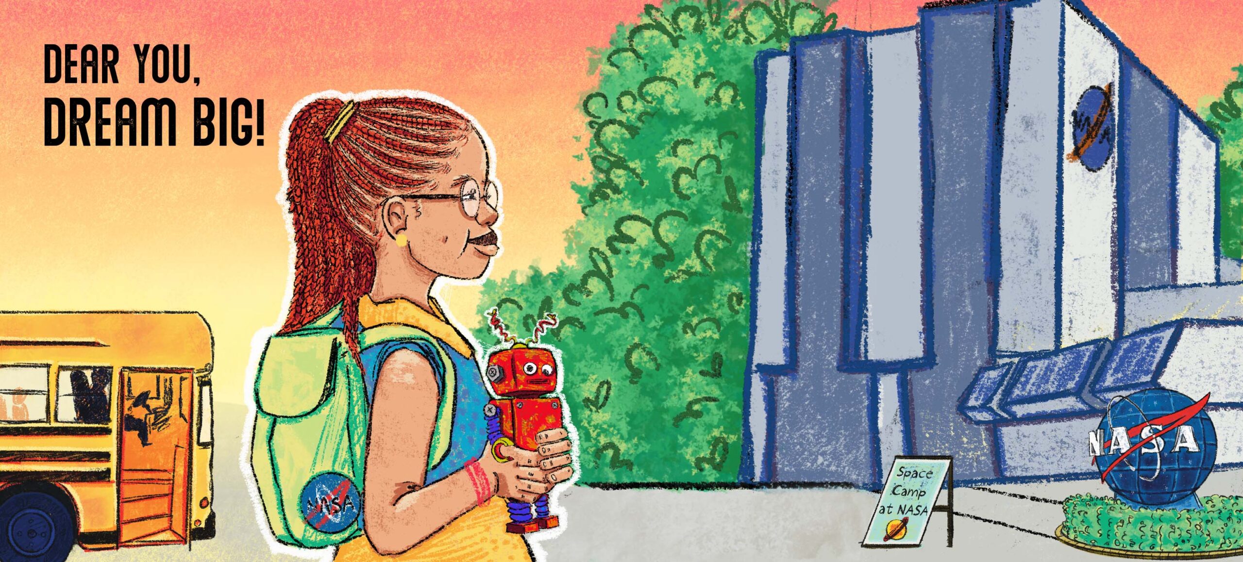 "Dear You. Dream Big!" is a picture book that conveys a message of inspiration to children of color.