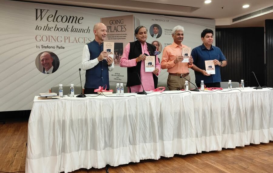 Stefano Pelle Unveils New Travel Book ‘Going Places’ at Star-Studded New Delhi Event