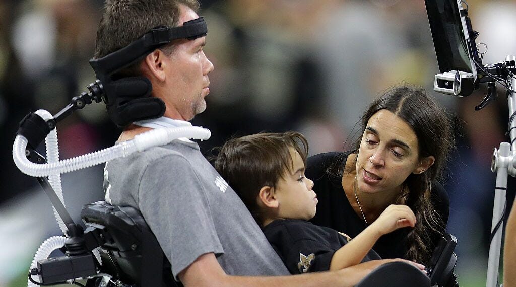 Steve Gleason and his new book “A Life Impossible” Steve Gleason and his new book “A Life Impossible”