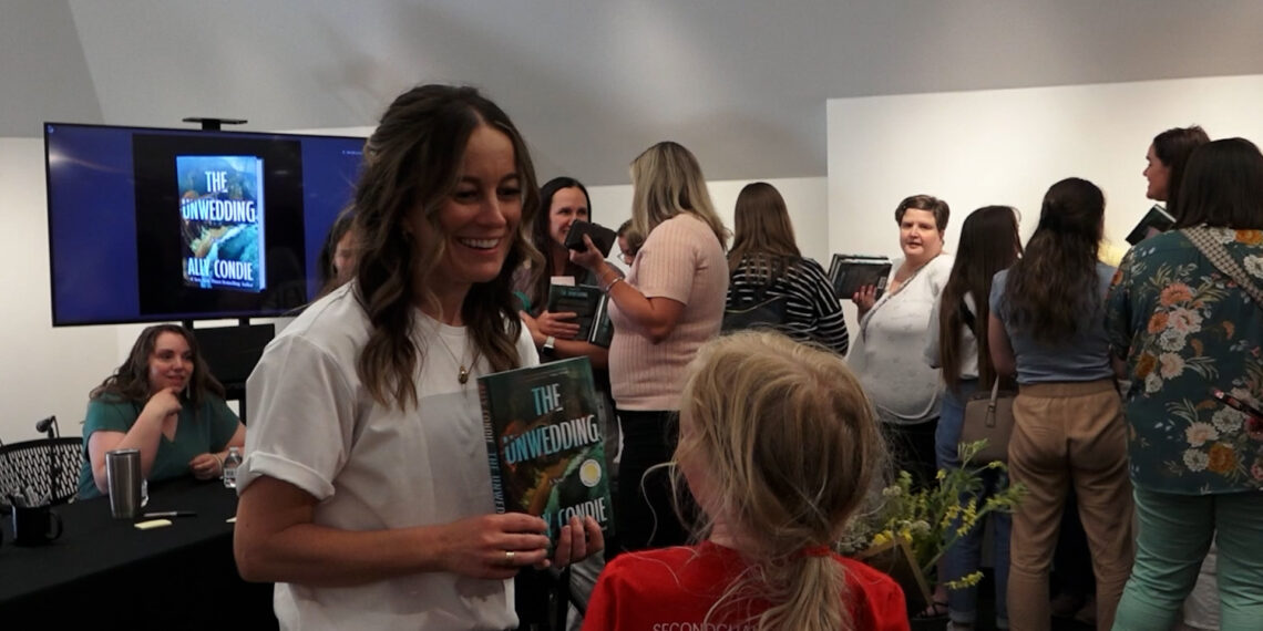 Ally Condie launches her new book in Provo