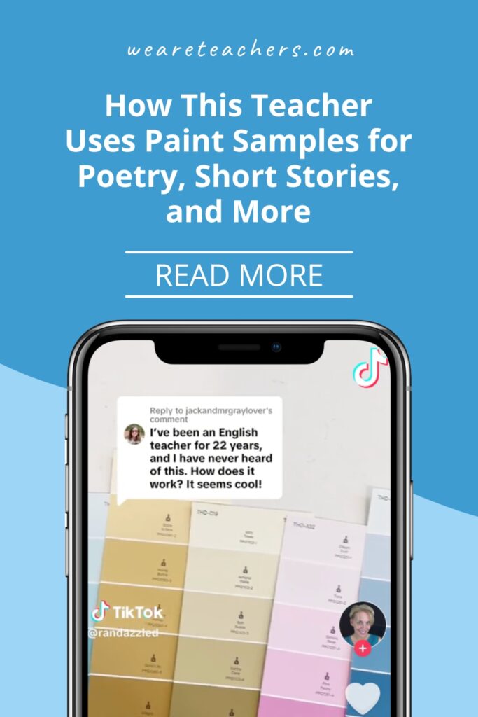 Paint-Samples This paint samples teaching strategy is free, easily adaptable, and versatile. Check out how teacher Laura Randazzo uses it in her classroom!