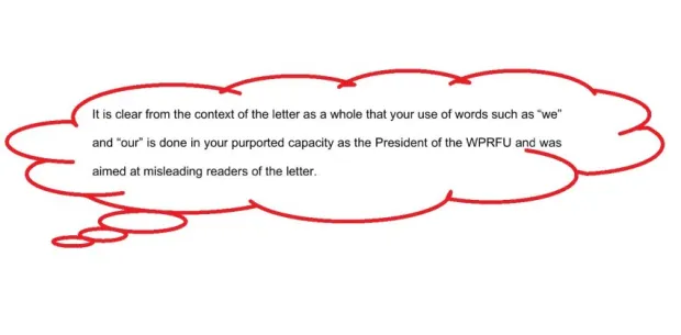 SARU letter to Zelt - clip 