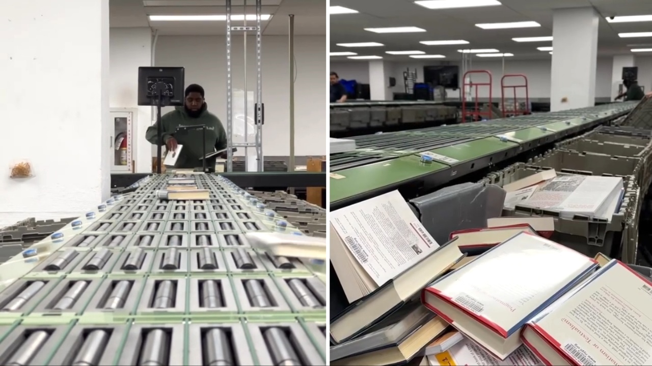 How the World’s Largest Book Sorter at The New York Public Library Processes 5,000 Books Per Hour