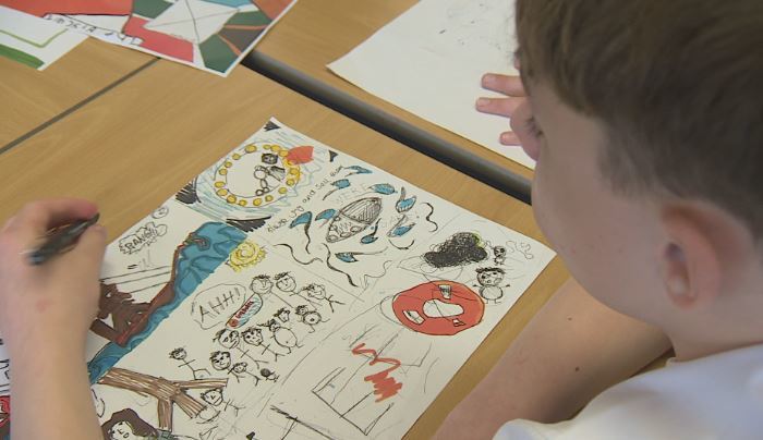 Around 30 Perth Grammar School pupils took part in the history project