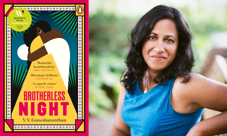 VV Ganeshanathan and her book Brotherless Night
