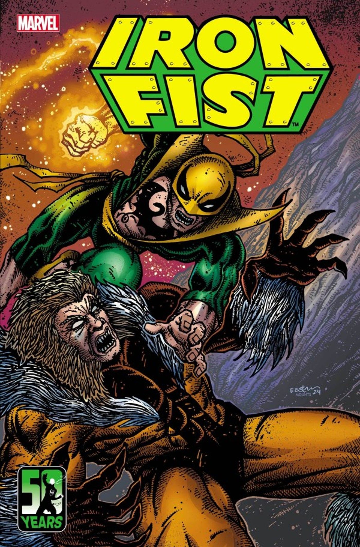 iron man 50th anniversary comic cover from Kevin Eastman