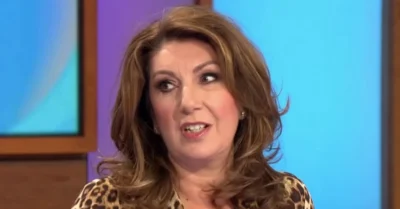 Jane McDonald talking on Loose Women