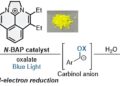 Novel photocatalyst enables efficient ester reduction with blue light