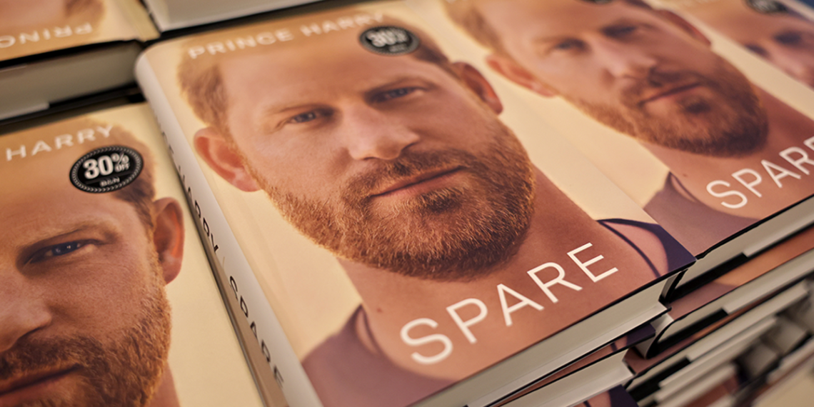 Prince Harry’s memoir Spare beaten to top gong by puzzle book at British Book Awards