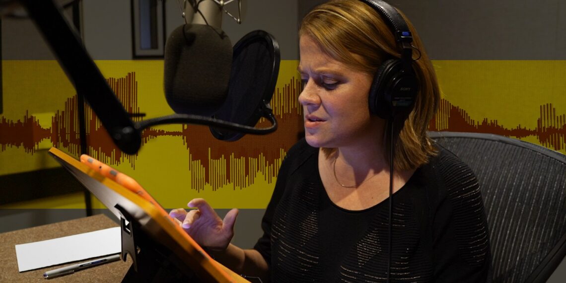 An audiobook narrator explains her process