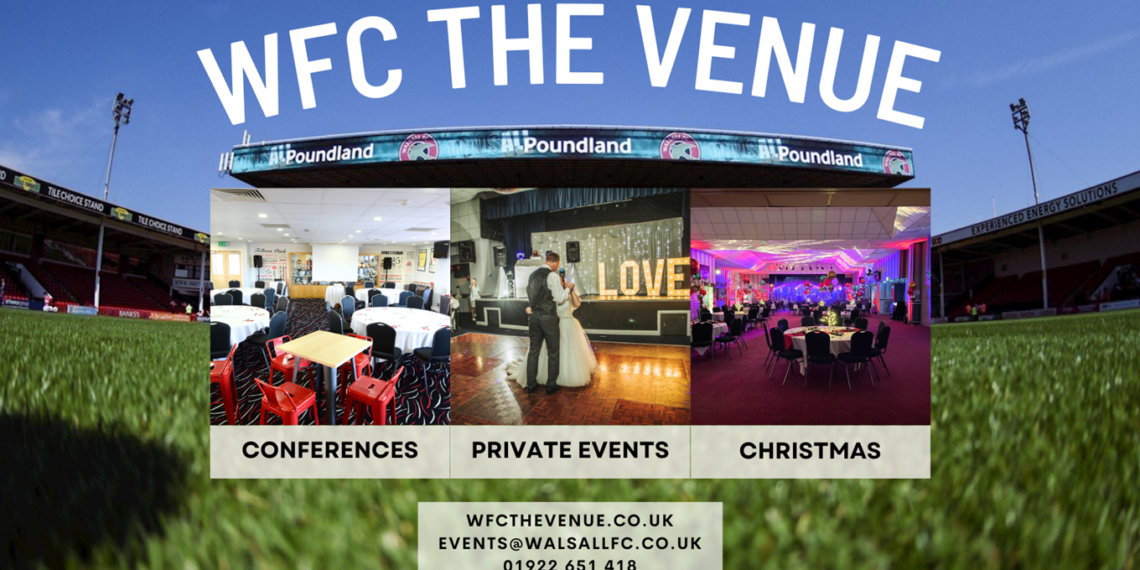 Book your event with Walsall FC the Venue! – News