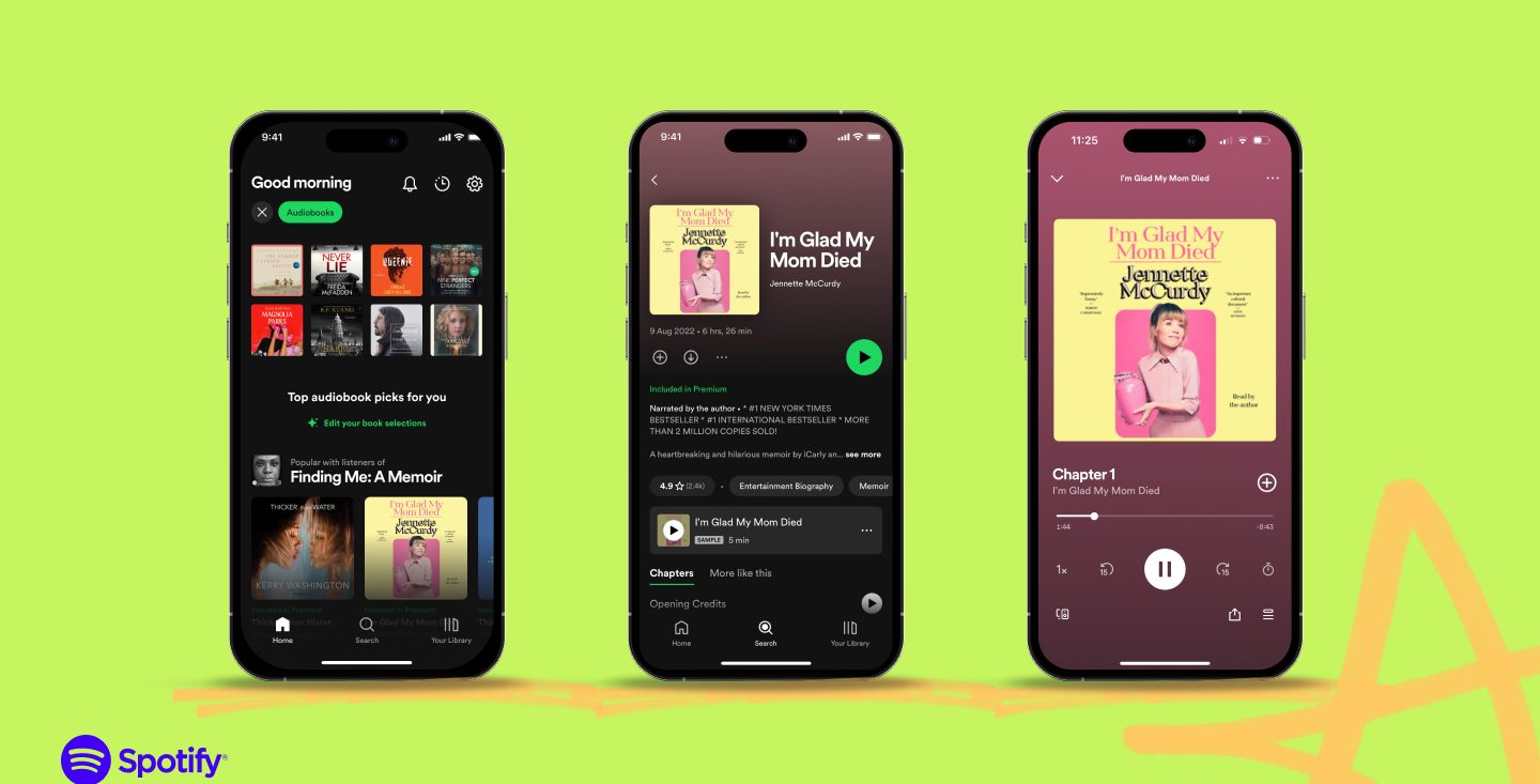 Spotify’s Streaming Audiobook Service Launches in the U.S.