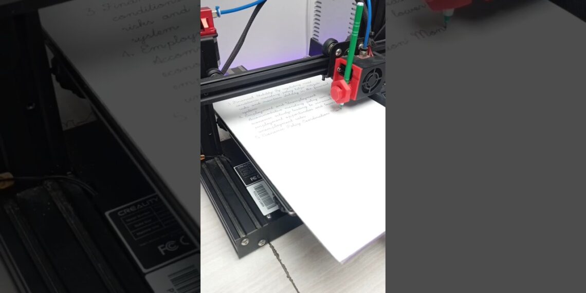I Used ChatGPT and Ender 3 to Automate my College Assignment Writing