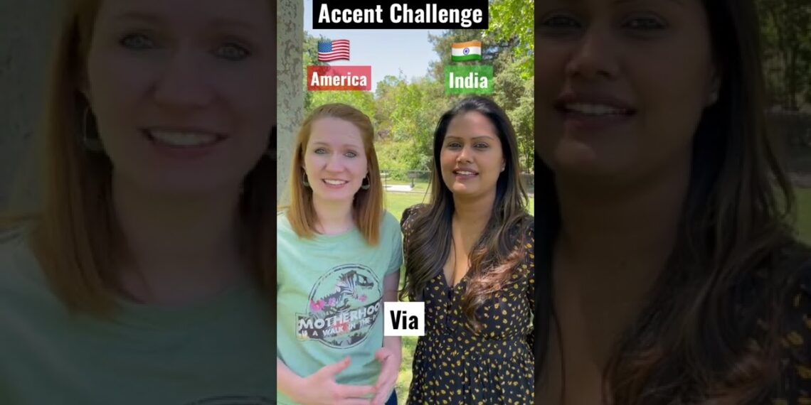 America vs India Accent Challenge