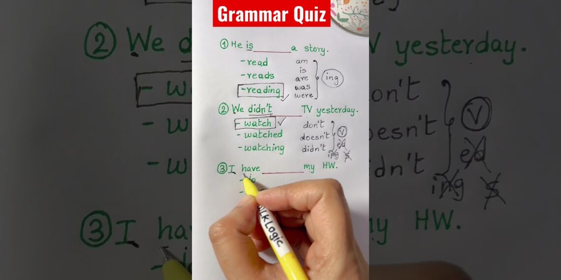 Grammar Quiz