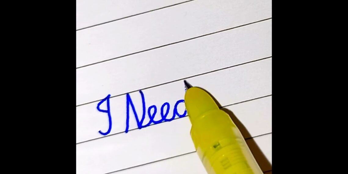 BTS “I Need U” Writing /Handwriting /#shorts