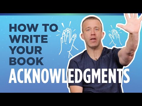 How To Write Your Book Acknowledgments