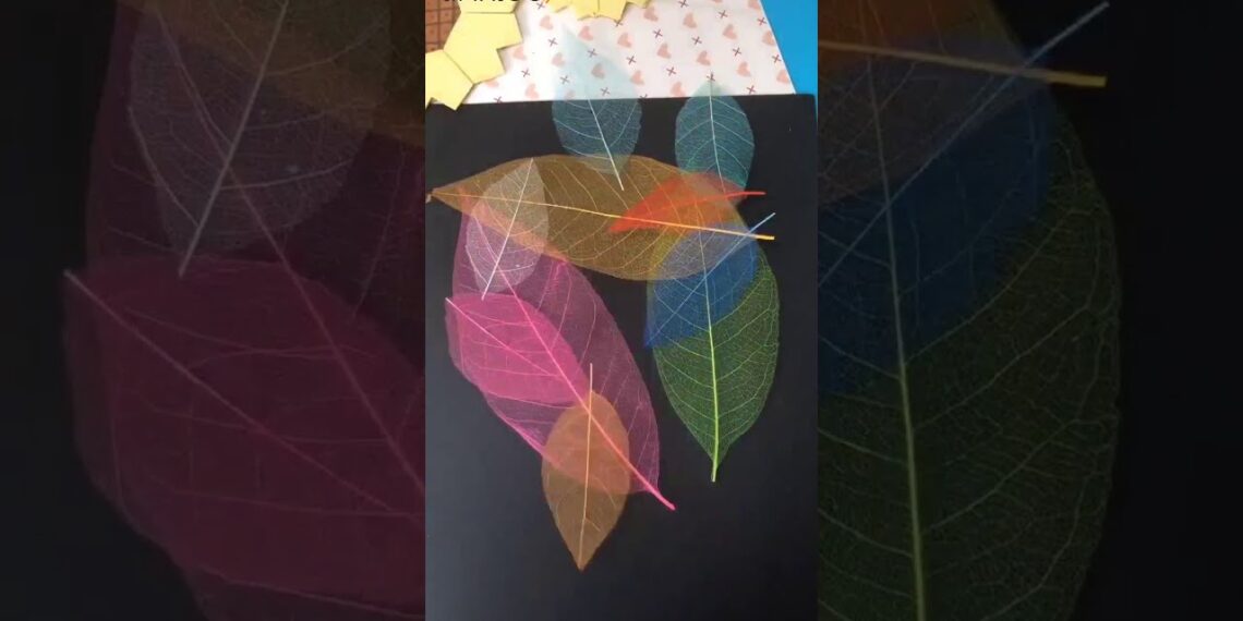 How to Make Leaf Vein Bookmark