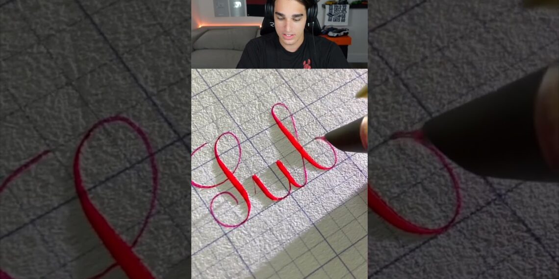 The Most Satisfying Hand Writing