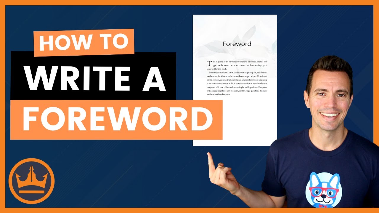 How to Write a Foreword for a Book
