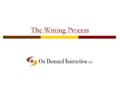 What is The Writing Process and How can it Help Your Writing? What is The Writing Process and How can it Help Your Writing?