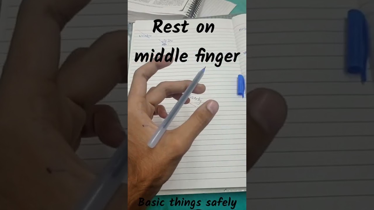 How to hold pen for fast writing safely How to hold pen for fast writing safely