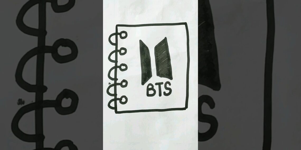 bts drawing #bts #shorts #youtubeshorts #short