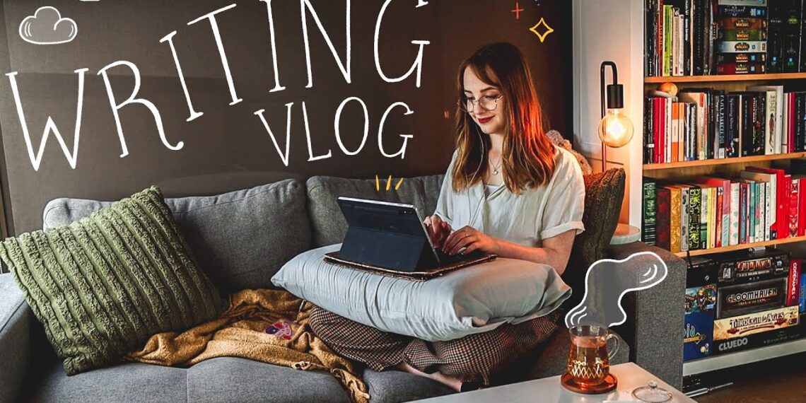 cozy writing vlog ✒️ working on a fantasy novel!