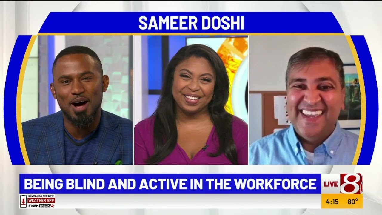 Blind Microsoft software developer author talks hiding blindness during interview writing novel