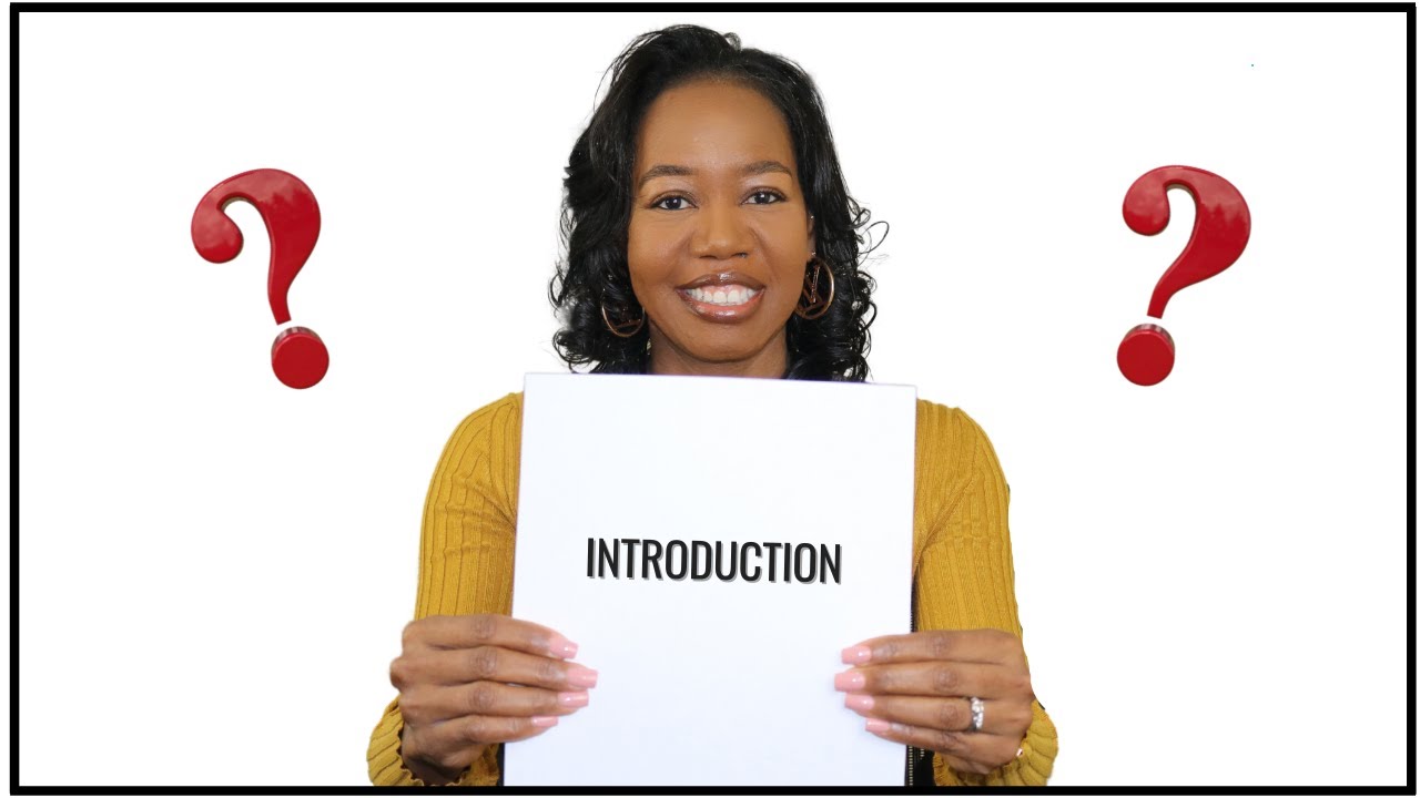 How To Write The Introduction Of A Book How To Write The Introduction Of A Book