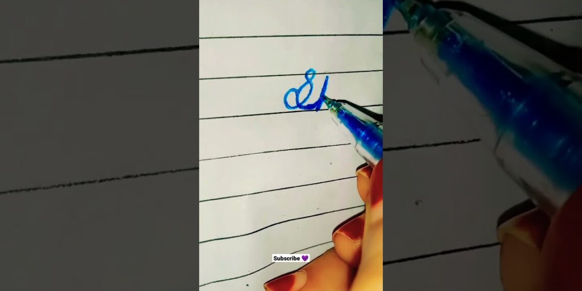 how to write “Shasti”cursive handwriting #bts #calligraphy #handwriting #shorts