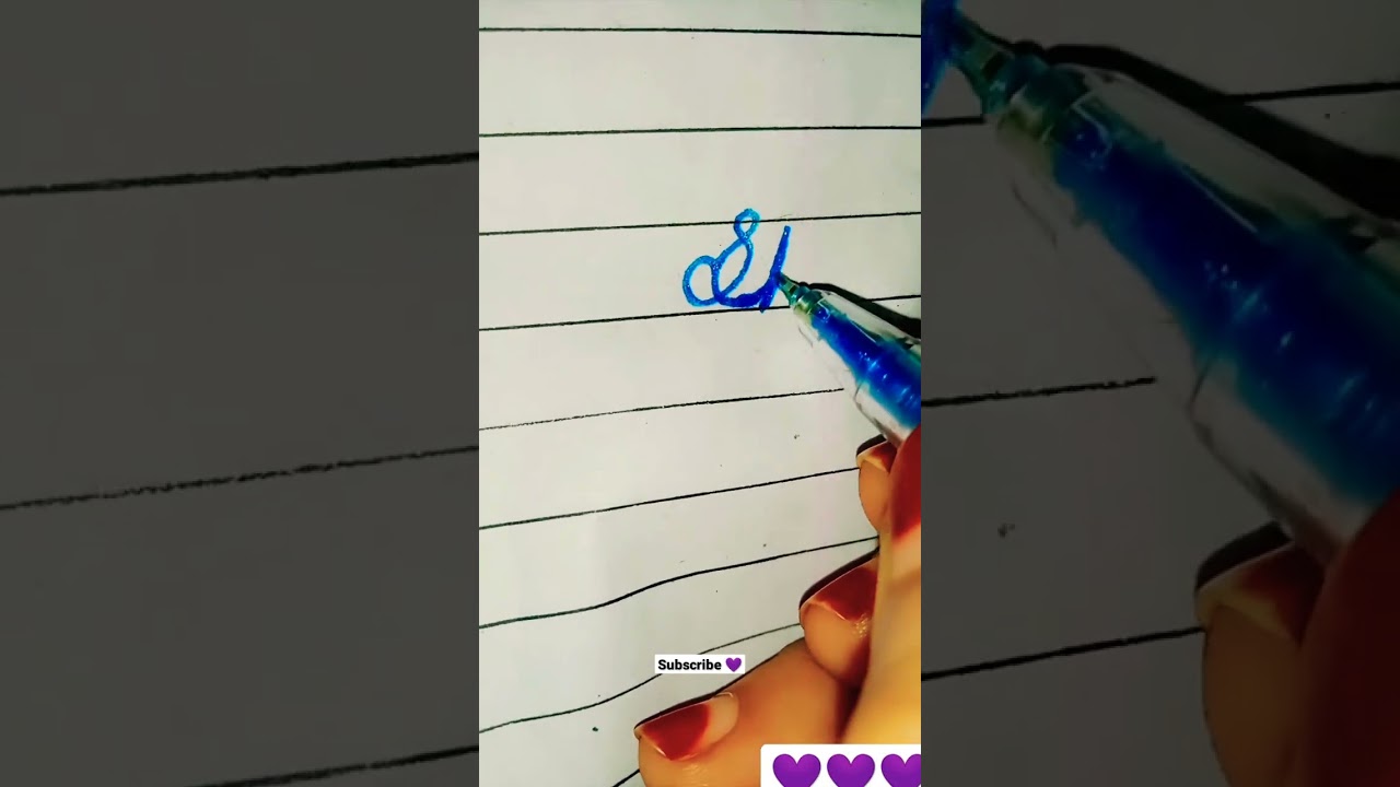 how to write “Shasti”cursive handwriting #bts #calligraphy #handwriting #shorts
