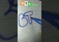 How 🙂👉to write #BTS in bubble letter step by step #shorts How 🙂👉to write #BTS in bubble letter step by step #shorts
