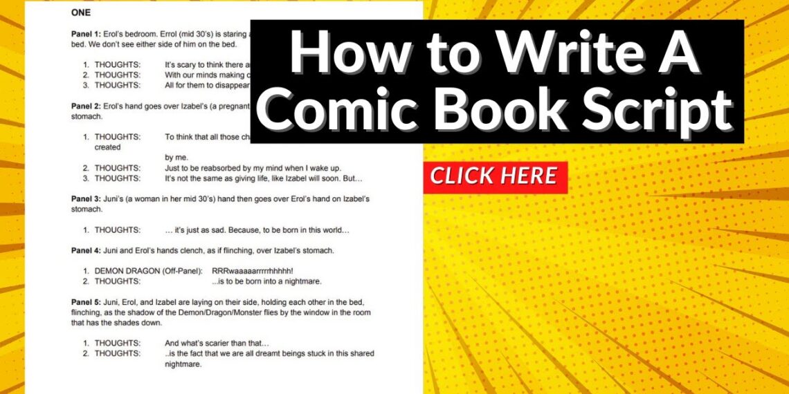 How to write a comic book script