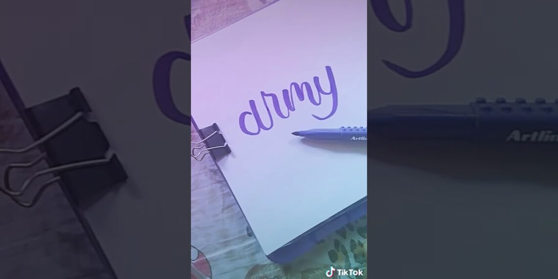 #calligraphy #bts #army