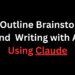 AI-Powered Book Brainstorming & Writing Process with Claude