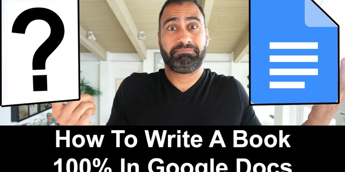 How To Write A Book 100% In Google Docs (Yes, Including The Cover)!