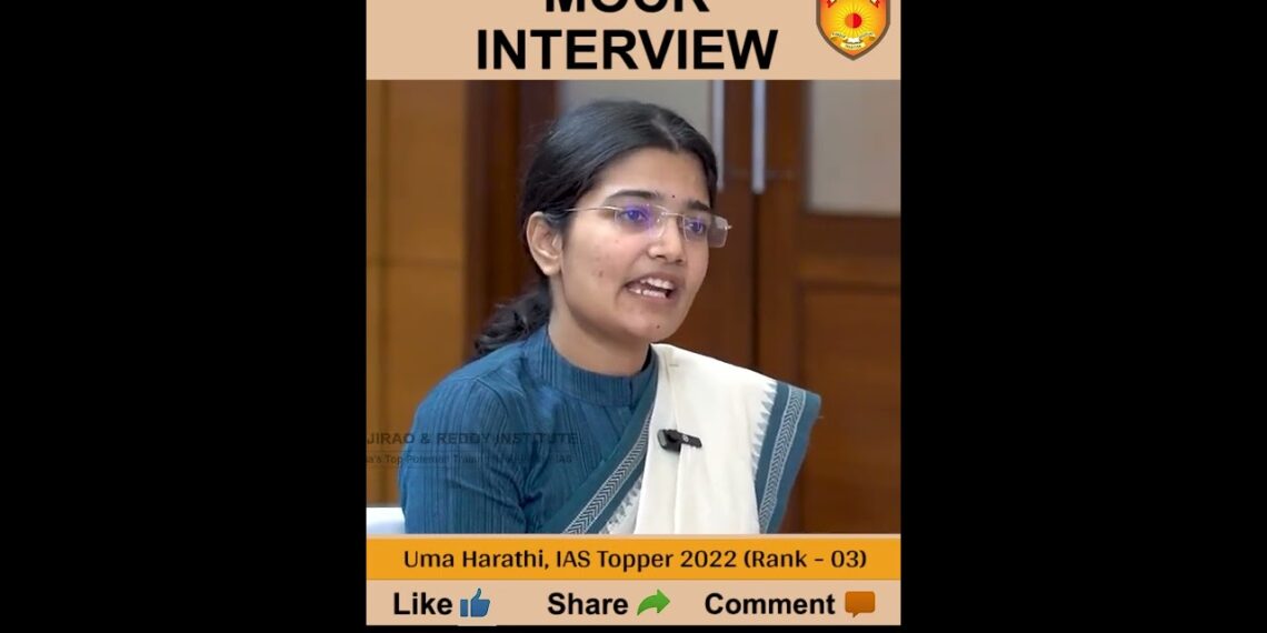 Uma Harathi N (3rd Rank- UPSC Result 2022) Mock Interview – Age, Biography, State, Education