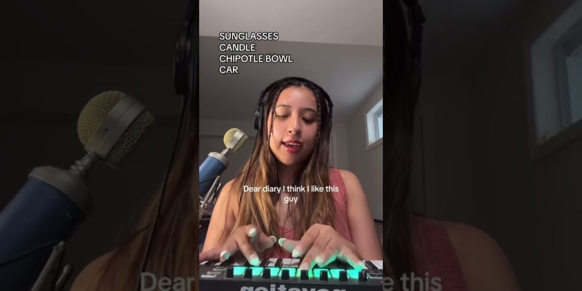 Writing a SONG with the first 4 THINGS I SEE✍️🎶