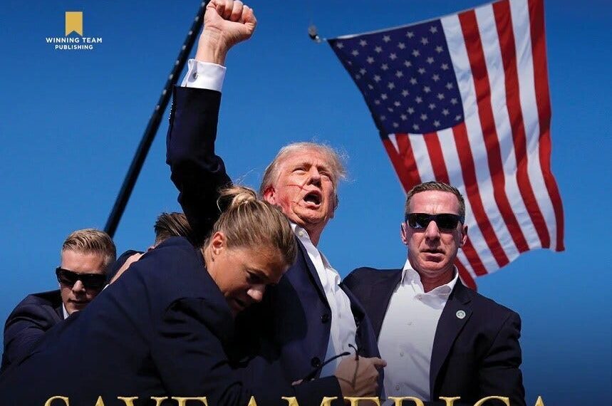 Trump’s new book, ‘Save America,’ coming out this fall. You can get a signed copy for 9