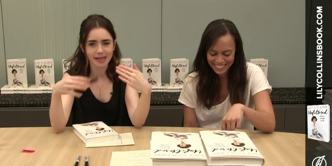 Lily Collins Book Signing & Interview | “Unfiltered”