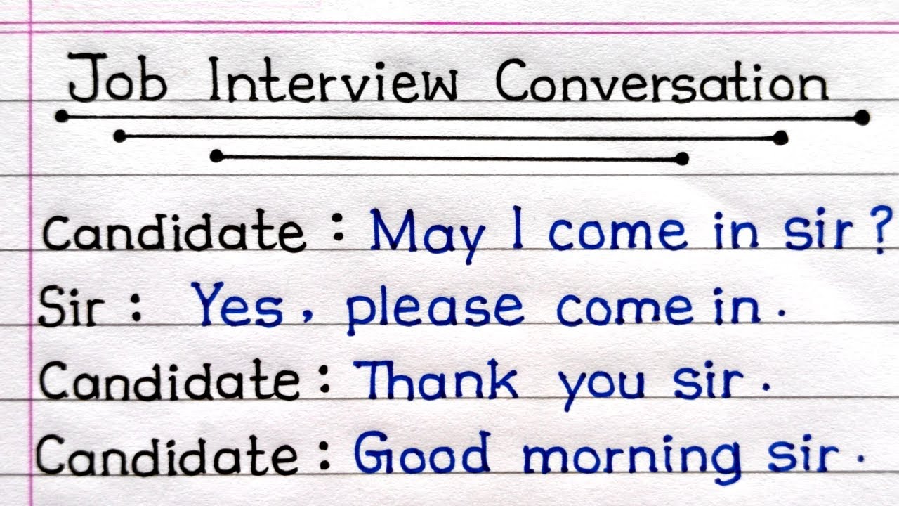 Job Interview Conversation In English | Job Interview Questions And Answers | Job Interview |