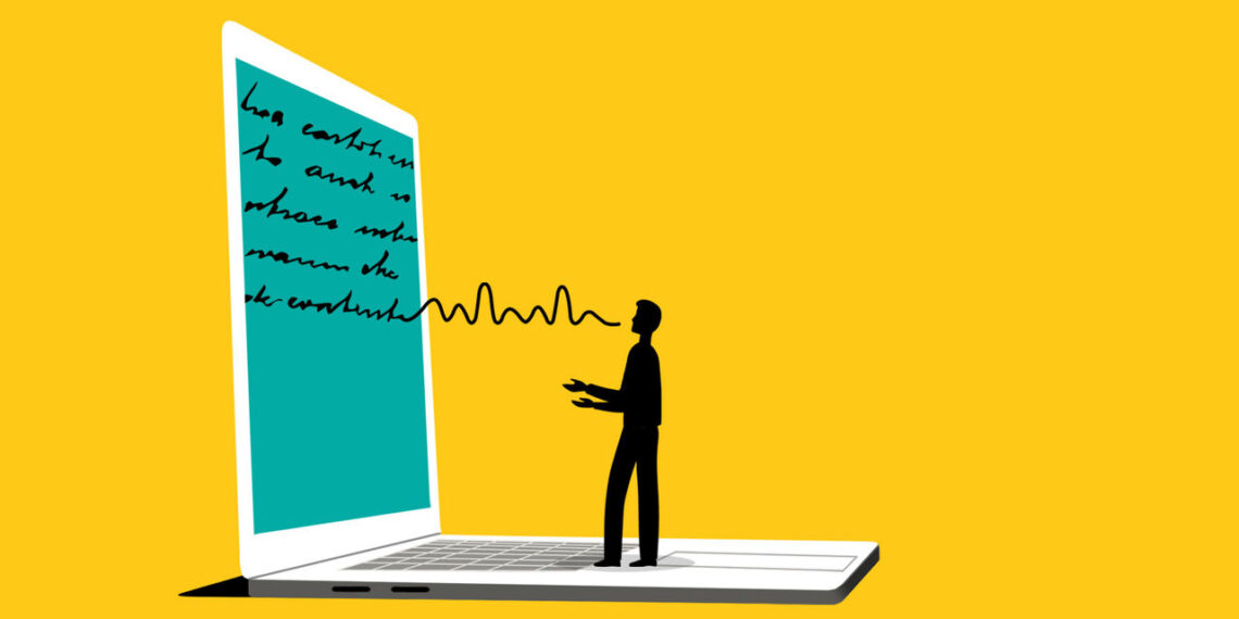 Is it possible to “write” using speech-to-text software?