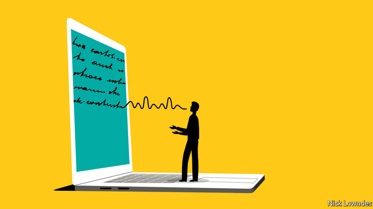 Is it possible to “write” using speech-to-text software?