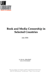 “Book and Media Censorship in Selected Countries” “Book and Media Censorship in Selected Countries”